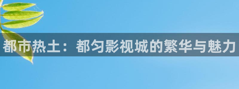 欧美51视频：都市热土：都匀影视城的繁华与魅力
